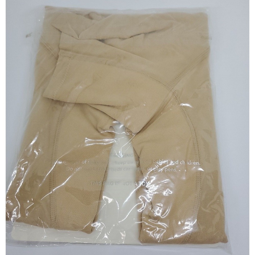 Knix Don't Sweat It Shapewear Compression T-shirt XL Beige Tee No Odor No Rings - Picture 3 of 7